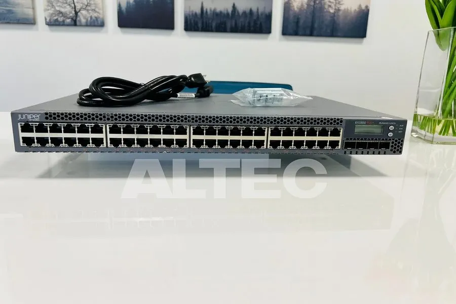 Коммутатор Juniper EX3300-48P 48 Ports PoE+ Gigabit Switch 4x 10GbE SFP+ Ports