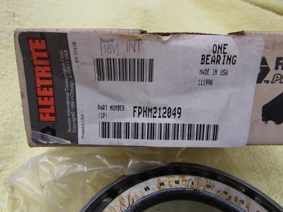 Подшипник Fleetrite FPHM212049, SKF HM212049 Bearing Cone, USA, N4
