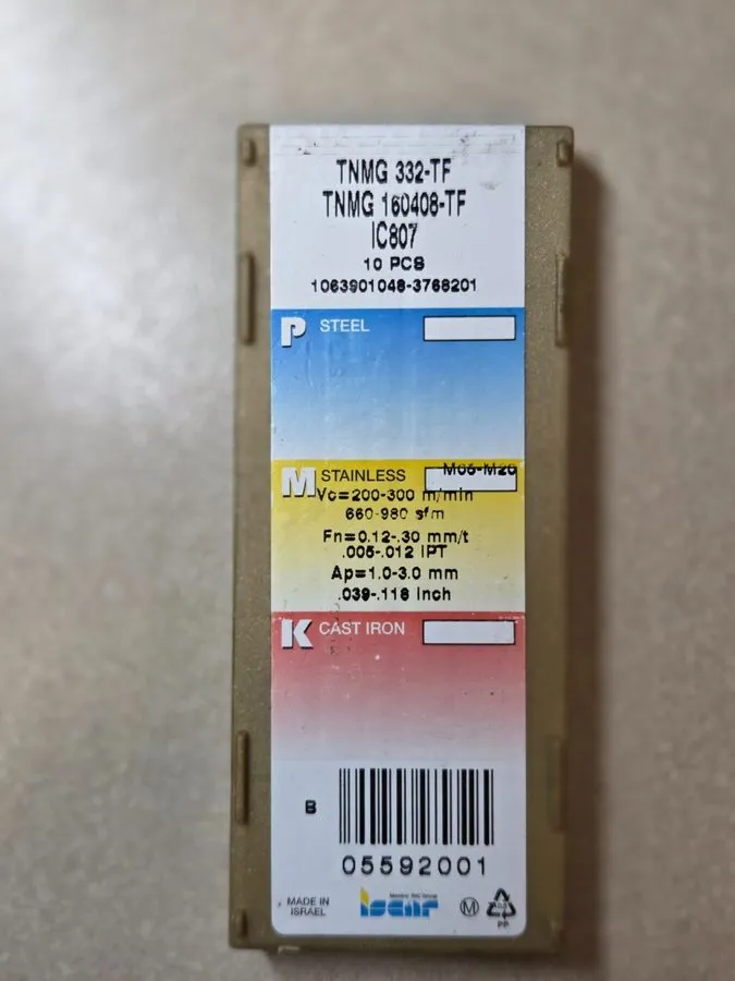 Режущий инструмент GIP 2.39-1.20 IC807 ISCAR Insert — фото лота 1