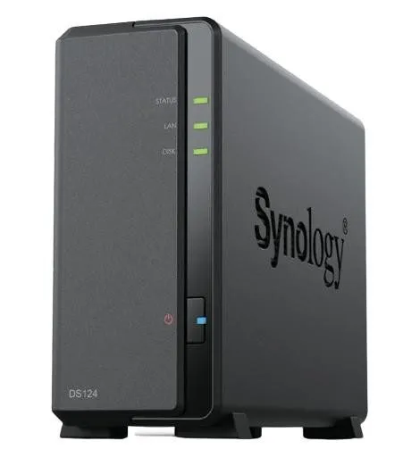 Сетевое хранилище Synology 1-bay DiskStation DS124 (Diskless)
