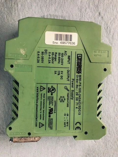 Блок питания Phoenix Contact MINI-PS-100-240AC/5DC/3 2938717 15W 3A DIN Rail Pow