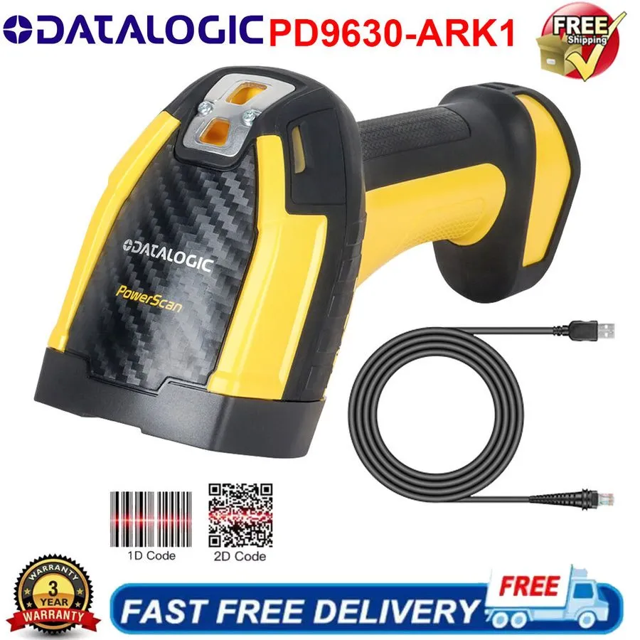 Сканер штрих-кода Datalogic PowerScan PD9630-ARK1 Wired Handheld USB Auto Range 