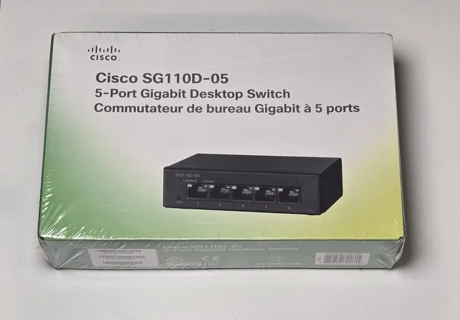 Коммутатор Cisco 5-Port Gigabit Desktop Switch SG110D-05
