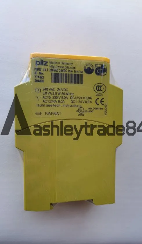 Реле безопасности Pilz PNOZ X3.1 230VAC 24VDC Safety Relay