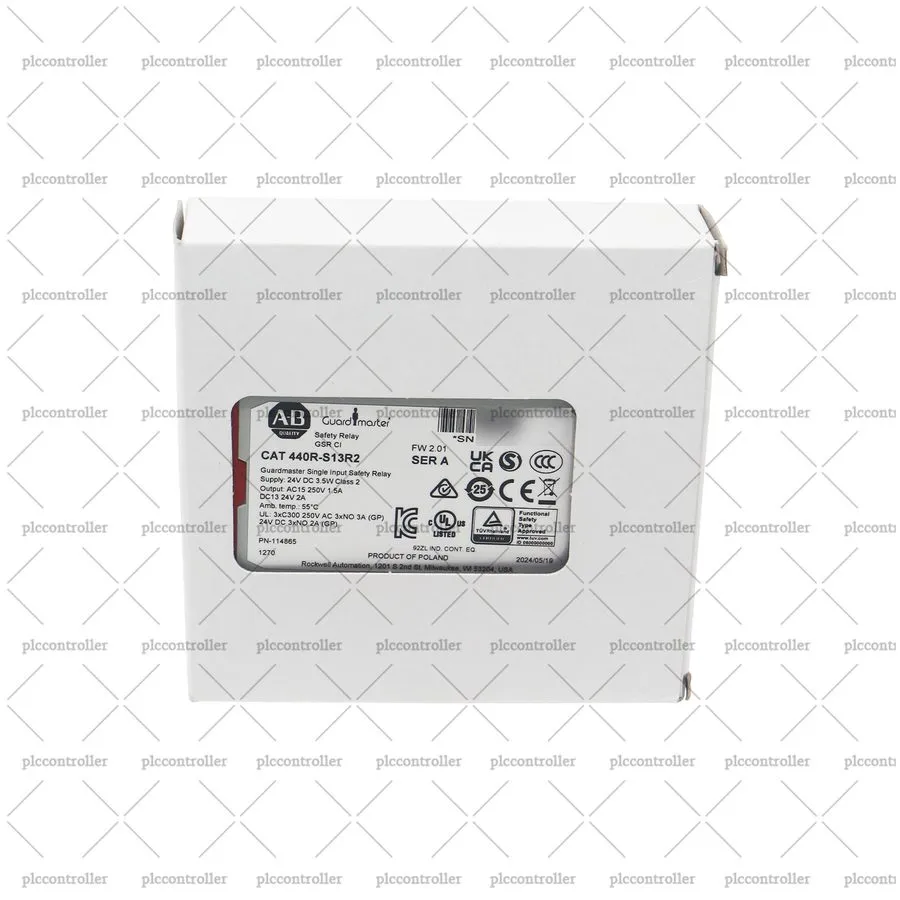 Реле безопасности Allen Bradley 440R-S13R2 Guardmaster Single Input Safety Relay