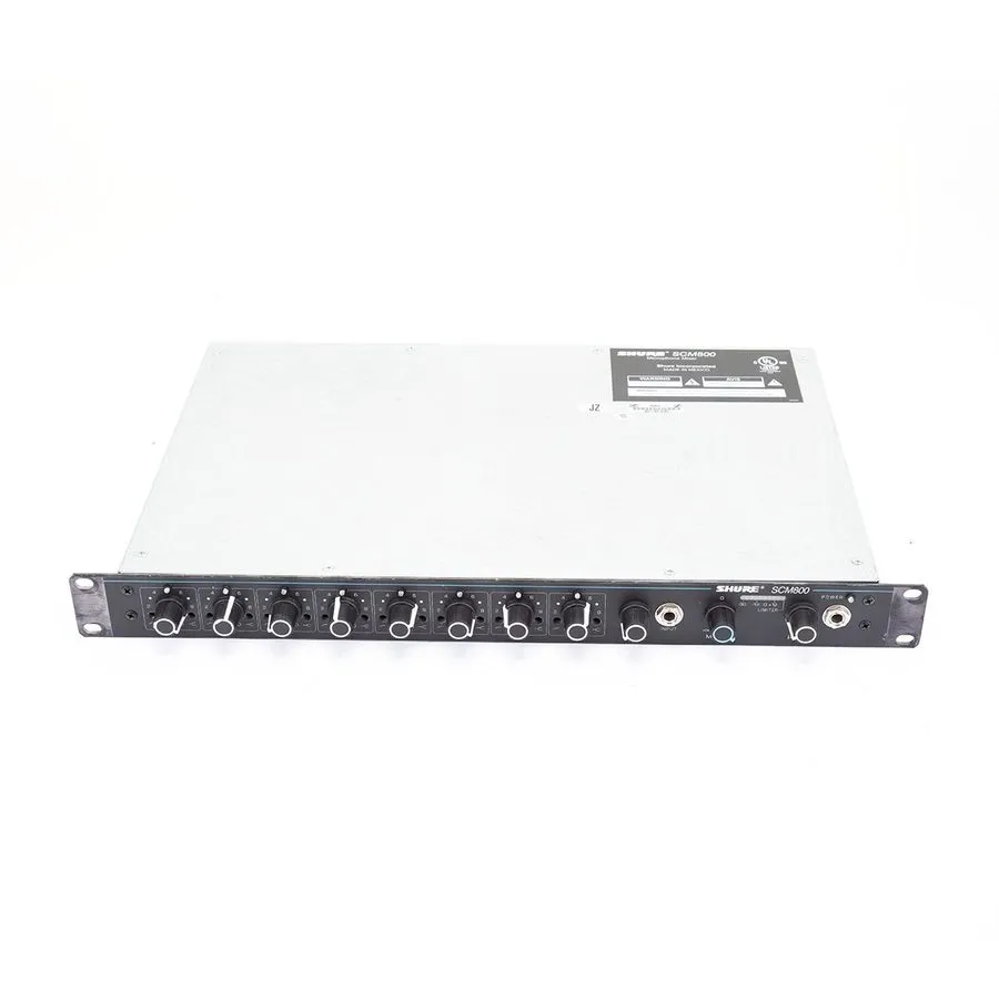 Микшерный пульт Shure SCM800 Rackmount Professional 8 Channel Microphone Mixer