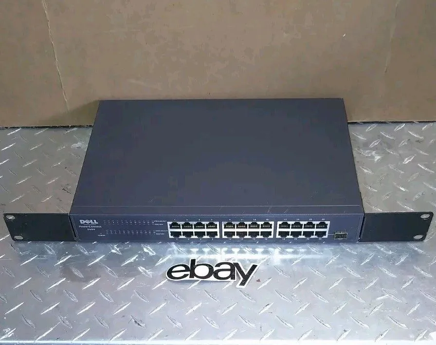 Коммутатор Dell PowerConnect 2624 24-Port Gigabit Managed Ethernet Switch Rackmo