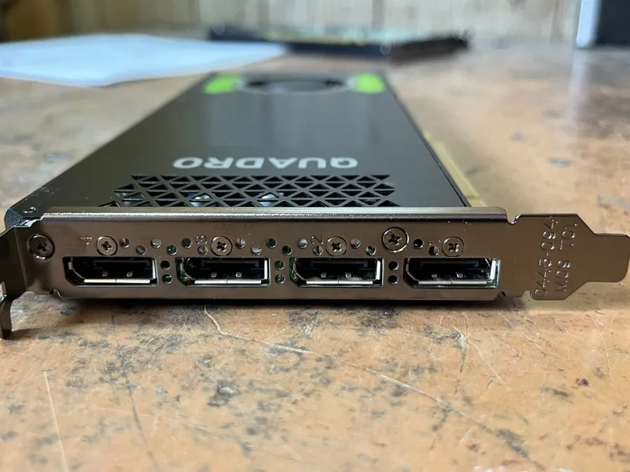 Gaming NVIDIA Quadro M4000 GPU 8GB GDDR5 High Profile Bracket DisplayPort x4.