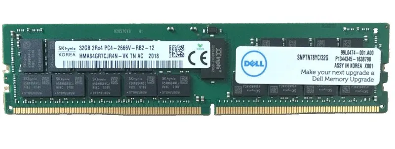 Модуль памяти Set of 2 32gb SK Hynix DDR4 2666V ECC RDIMM HMA84GR7CJR4N-VK (64GB