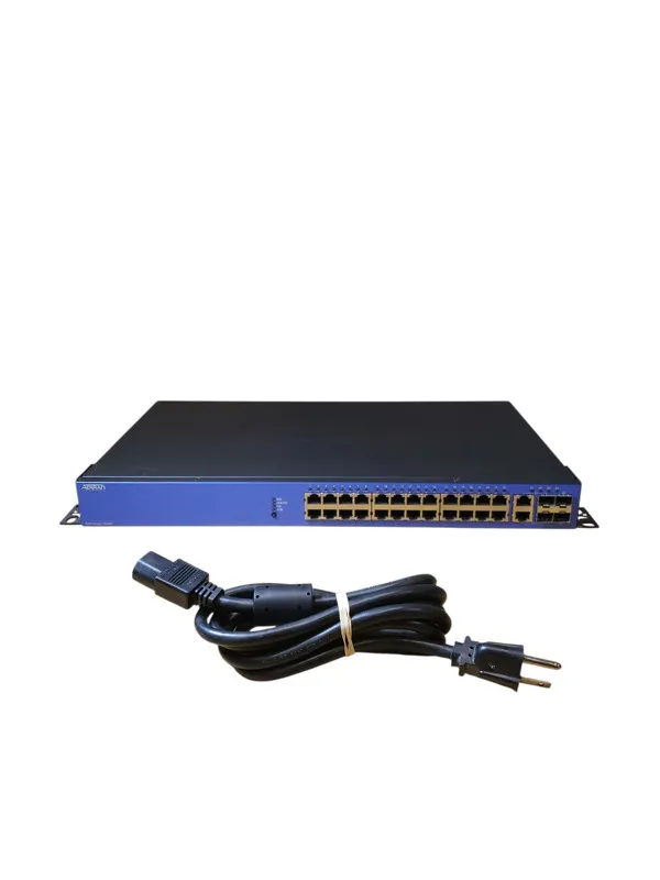 Коммутатор Adtran NetVanta 1234P 2nd Gen 24-Port 10/100 PoE Network Switch 17025