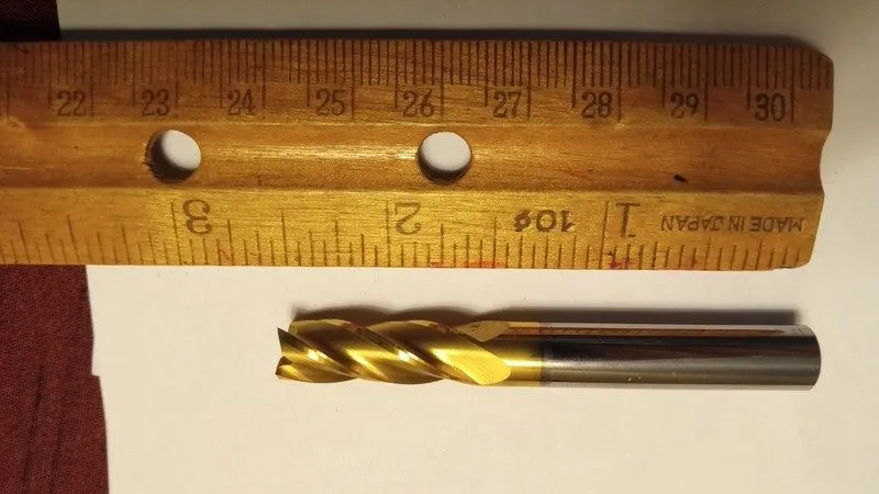 Режущий инструмент HEC312S4 KENNAMETAL 5/16" Carbide Endmill 5/16" Shank KC610M — фото лота 2