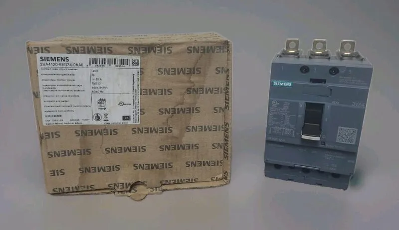 Автоматический выключатель SIEMENS 3VA4120-6ED34-0AA0 Molded Case Circuit Breake — фото лота 1