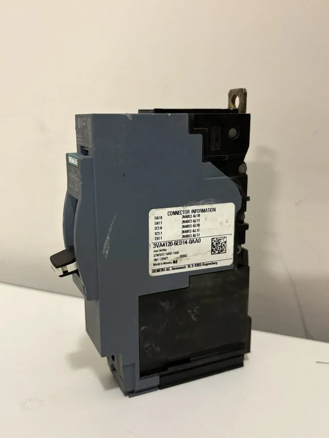 Автоматический выключатель 3VA4120-6ED14-0AA0 Siemens 20A 1-Pole 3VA Frame Circu — фото лота 1