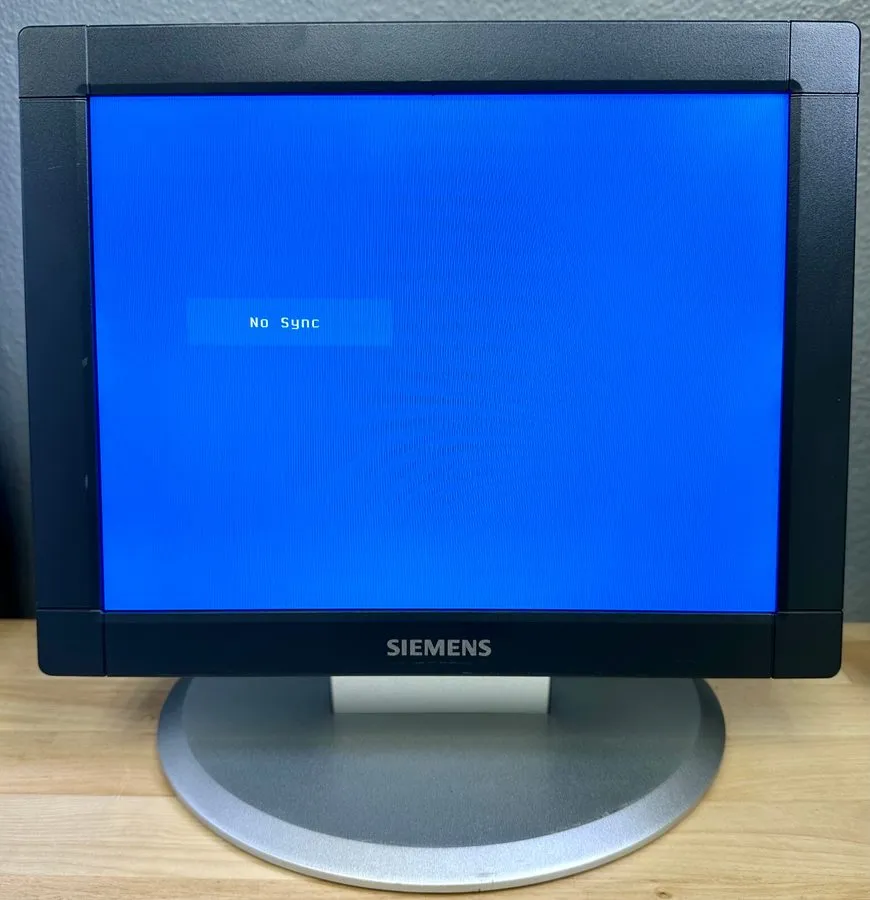 Дисплей Siemens PAMO5 MRI LCD Set (6813-P00X-00X, 10684028) 12.1" BNC Video Disp — фото лота 1