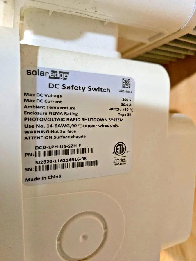 Инвертор Solaredge SE10000HUS000BNU4 Single Phase Inverter