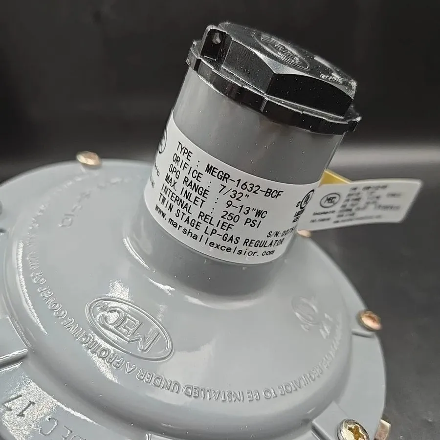 Трубопроводная арматура MEC Excela-Flo MEGR-1632-BCF Twin Stage LP Gas Regulator