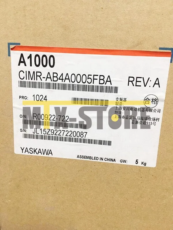 Частотный преобразователь Yaskawa CIMR-AB4A0005FBA A1000 Frequency Converter 1.5