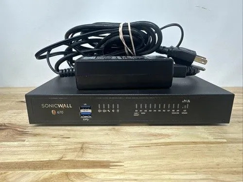 Межсетевой экран SonicWall TZ670 Firewall 02-SSC-5659 Transfer & Ship Ready Toda