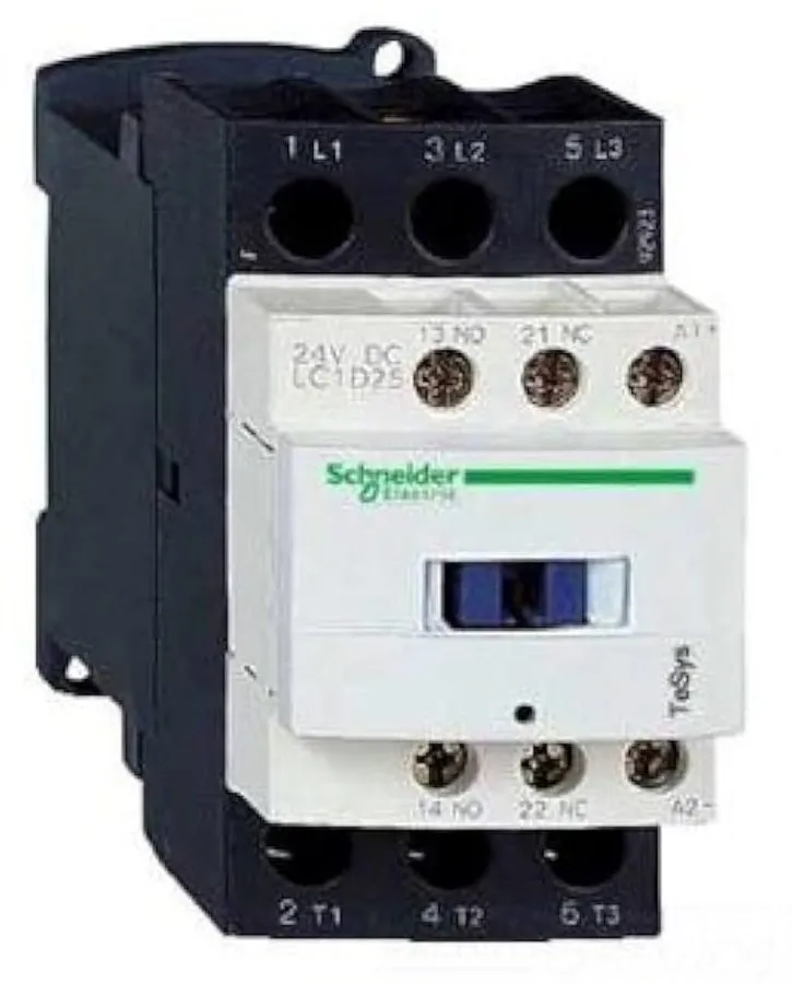 Контактор Square D LC1D25G7 Iec Contactor, Tesys Deca, Non-Reversing, 25A, 15Hp