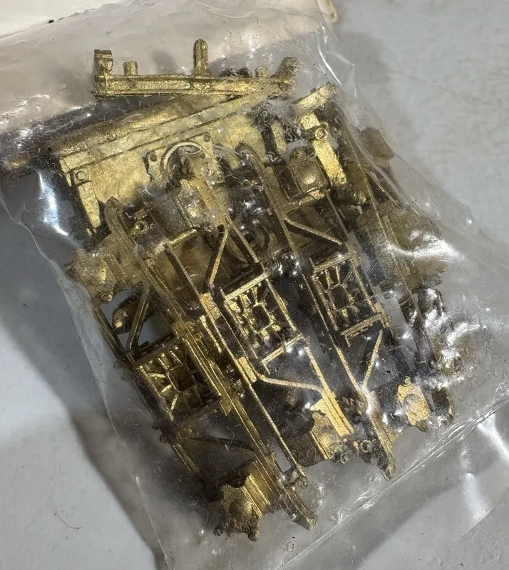 Весы The Back Shop O Scale D&RGW N.G. Tender Truck w/ Brake Rigging K-2006 Brass — фото лота 2