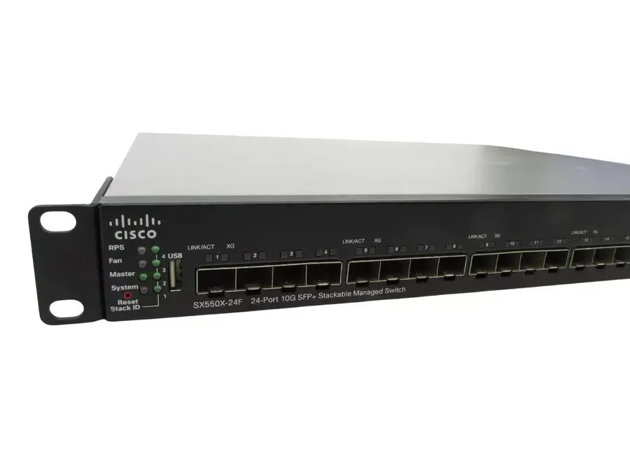 Коммутатор Cisco SX550X-24F-K9 24-Port 10G SFP+ Managed Ethernet Switch