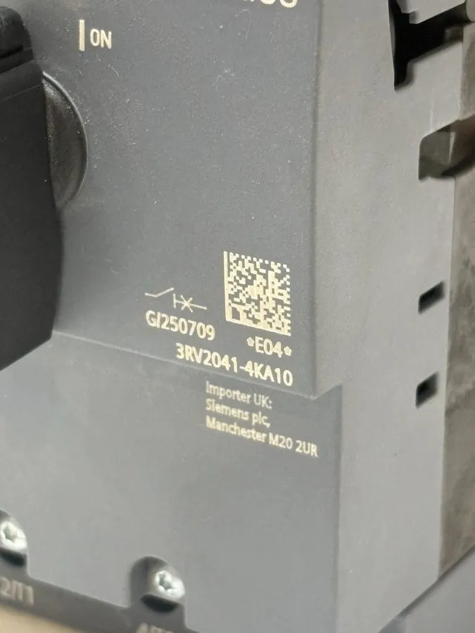 Автоматический выключатель Siemens Sirius 3RV2041-4KA10 Motor Protection Circuit — фото лота 1
