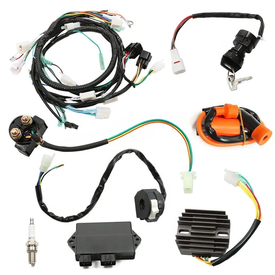 Жгут проводов Wiring Harness Switch Key Coil Starter Relay Yamaha Warrior 350 YF