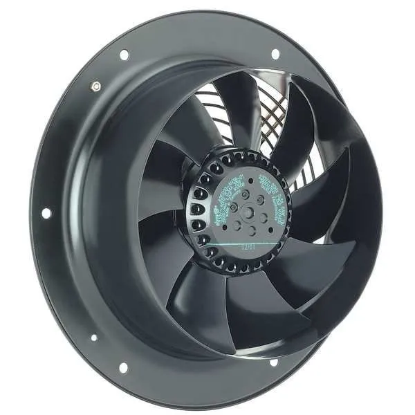 Вентилятор Ebm-Papst W2e200-Ch86-70 Axial Fan, Round, 115V Ac, 1 Phase, Galvaniz