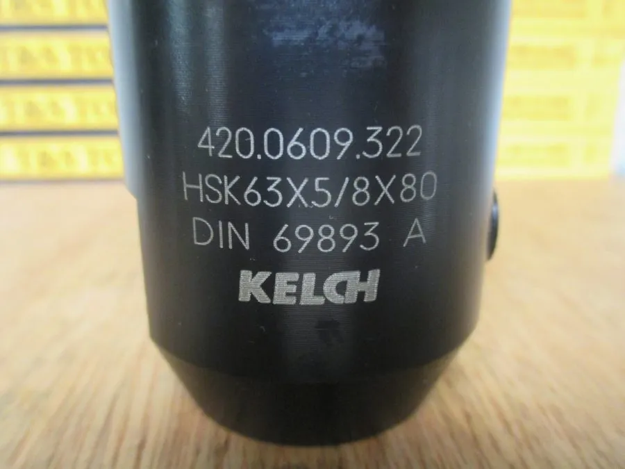 Режущий инструмент Kelch HSK63X5/8X80 5/8" End Mill Holder with 80mm Gage Length