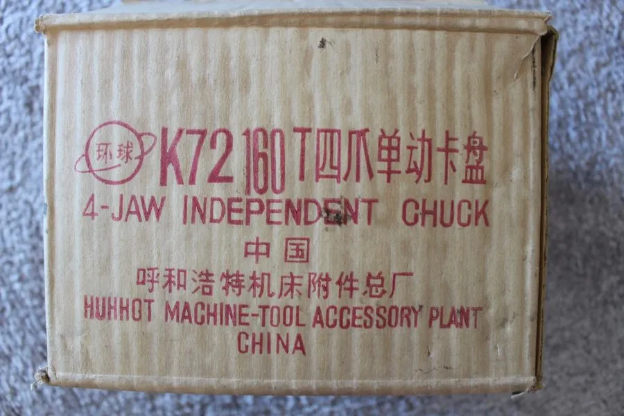 Режущий инструмент K72-160 4 Jaw Lathe Chuck 6.3 Inch Independent Reversible Jaw