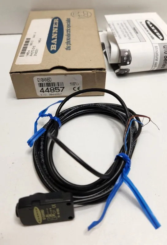 Фотоэлектрический датчик BANNER 30V PHOTOELECTRIC SENSOR Q10AN6D 44857