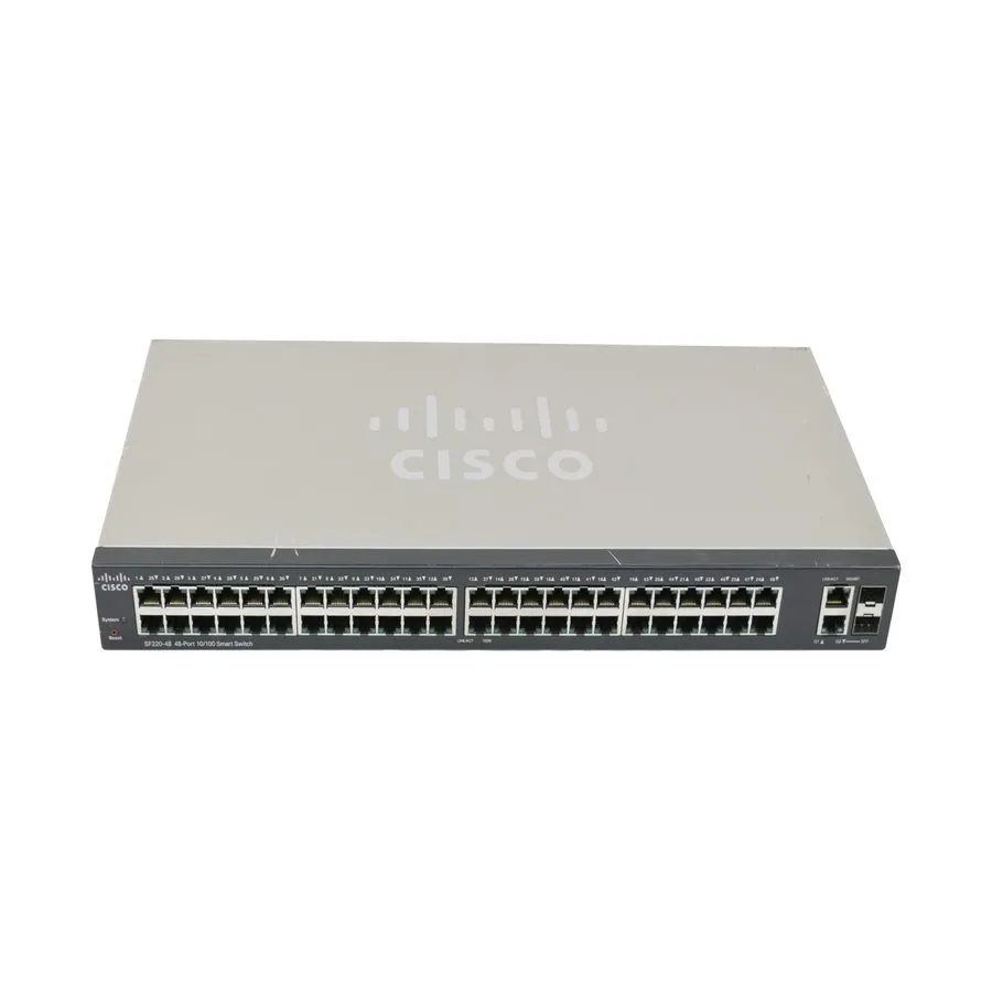 Коммутатор Cisco SF220-48-K9 48-Port 10/100Gbps Fast Ethernet Smart Switch