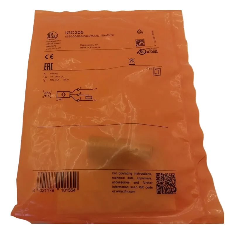 Датчик приближения IFM EFECTOR IGC206 INDUCTIVE PROXIMITY SENSOR