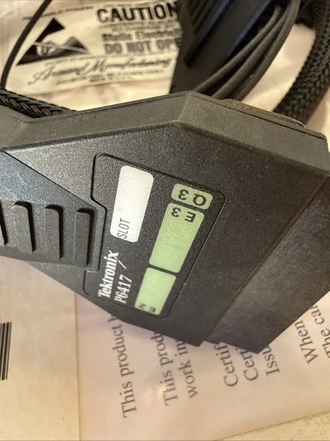 Логический анализатор Tektronix P6417 Logic Analyzer Probe Cable 010641700 8 cha — фото лота 1