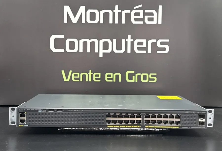 Коммутатор Cisco WS-C2960X-24TS-LL Switch 24 Ports Gigabit + 2 SFP