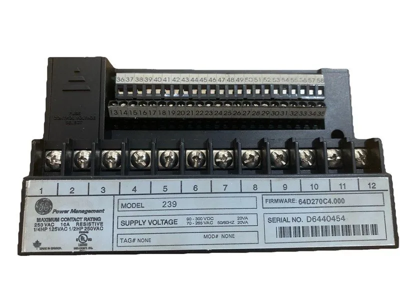 Реле защиты GE Multilin 239-AN 239 MOTOR PROTECTION RELAY LEGACY General Electri — фото лота 2