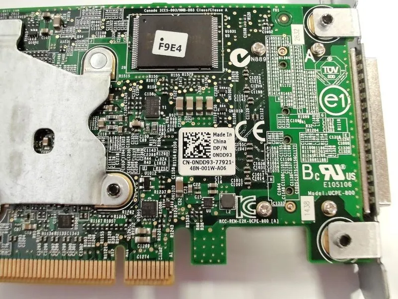 Контроллер DELL PERC H810 6Gb/s PCIe x8 1GB SAS RAID Controller 0NDD93 / 0KKFKC+ — фото лота 4