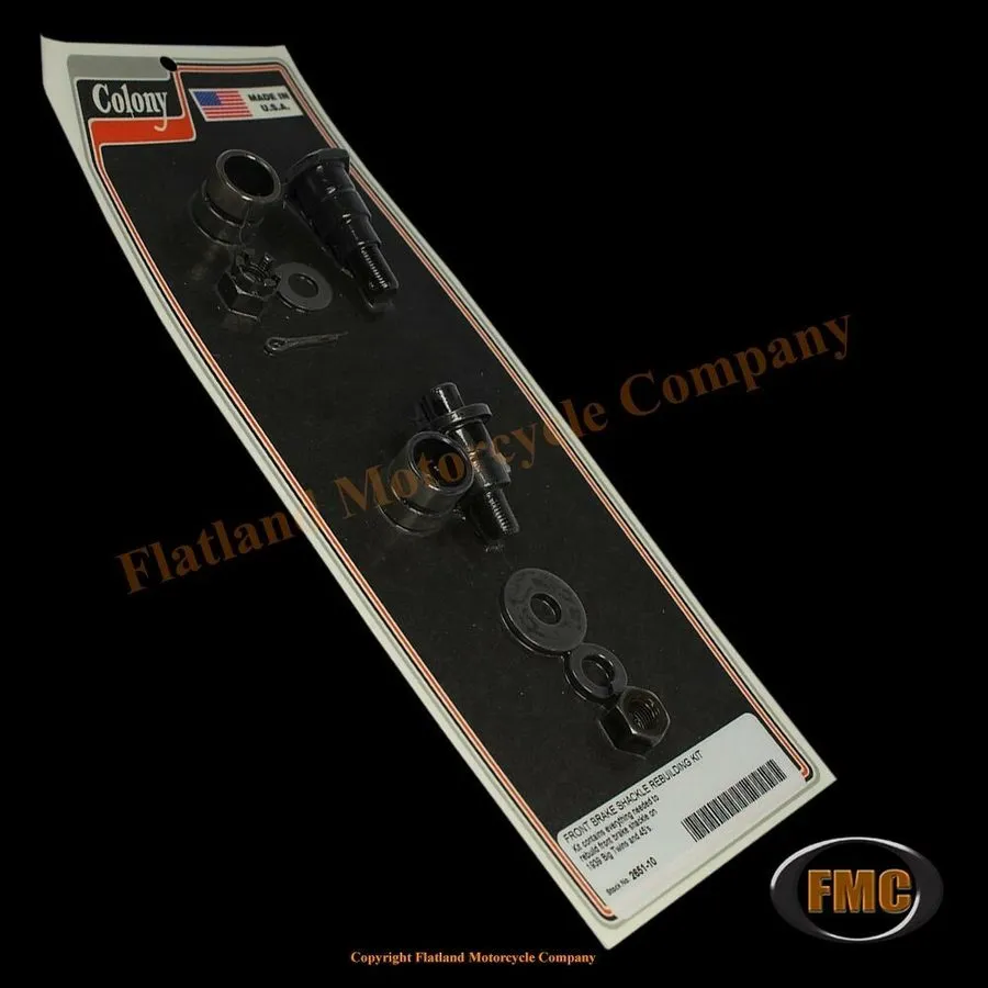 Такелажная скоба FRONT BRAKE SHACKLE REBUILD KIT Harley Knucklehead Flathead UL 