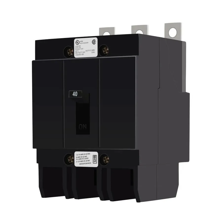 Автоматический выключатель Eaton GHB3040 40 Amp 3 Pole 277/480V GHB Bolt on Circ