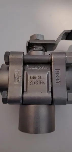 Клапан Swagelok SS-65XTF16 SS 3-Piece 60 Series 3-Way Ball Valve FNSP — фото лота 1