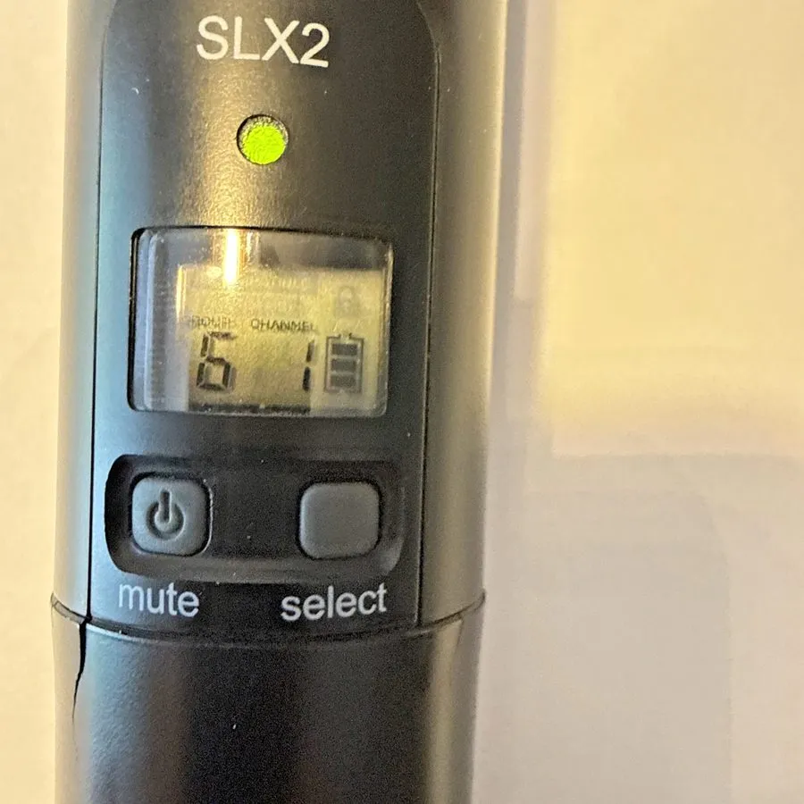 Передатчик Shure SLX2 Handheld Wireless Transmitter SM58 top Digital Microphone  — фото лота 1