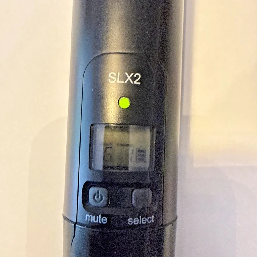 Передатчик Shure SLX2 Handheld Wireless Transmitter SM58 top Digital Microphone  — фото лота 2