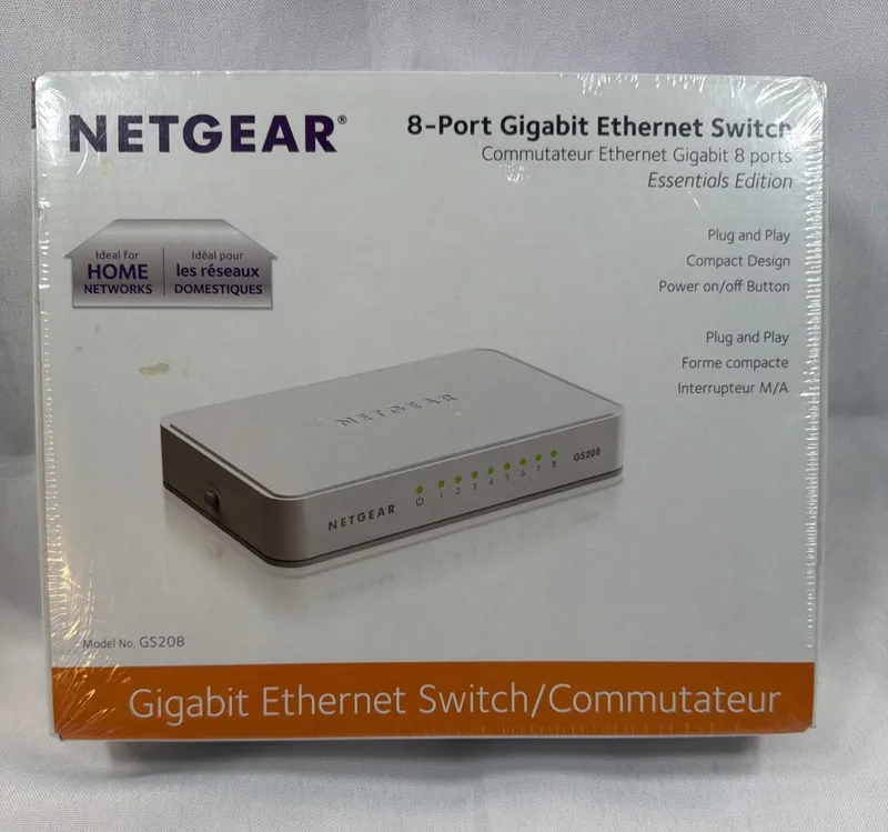 Коммутатор Netgear GS208 Ethernet Switch 8 Ports 2 Layer Supported Desktop