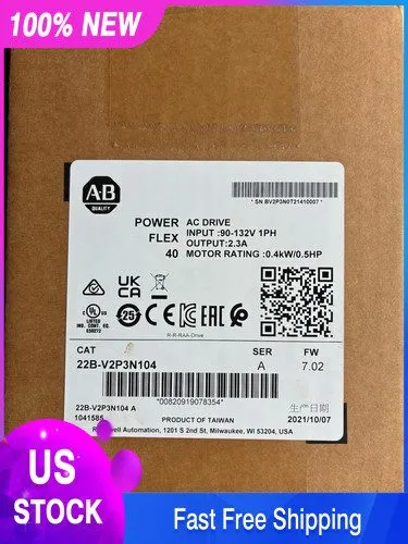 Частотный преобразователь Allen Bradley 22B-V2P3N104 PowerFlex 40 AC Drive 0.37k