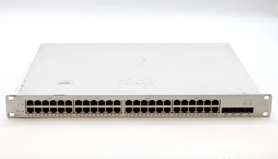 Коммутатор Cisco Meraki MS220-48LP-HW 48-Port Gigabit 370W PoE Switch UNCLAIMED