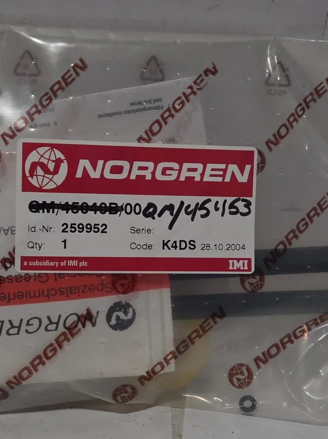 Ремкомплект Norgren QM/45453/00 259952 Pneumatic Cylinder Seal Service Kit — фото лота 1