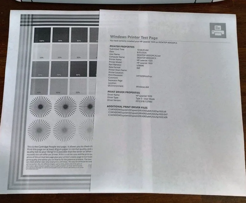 Лазерный принтер HP LaserJet 1020 USB Laser Printer Complete Q5911a complete — фото лота 4