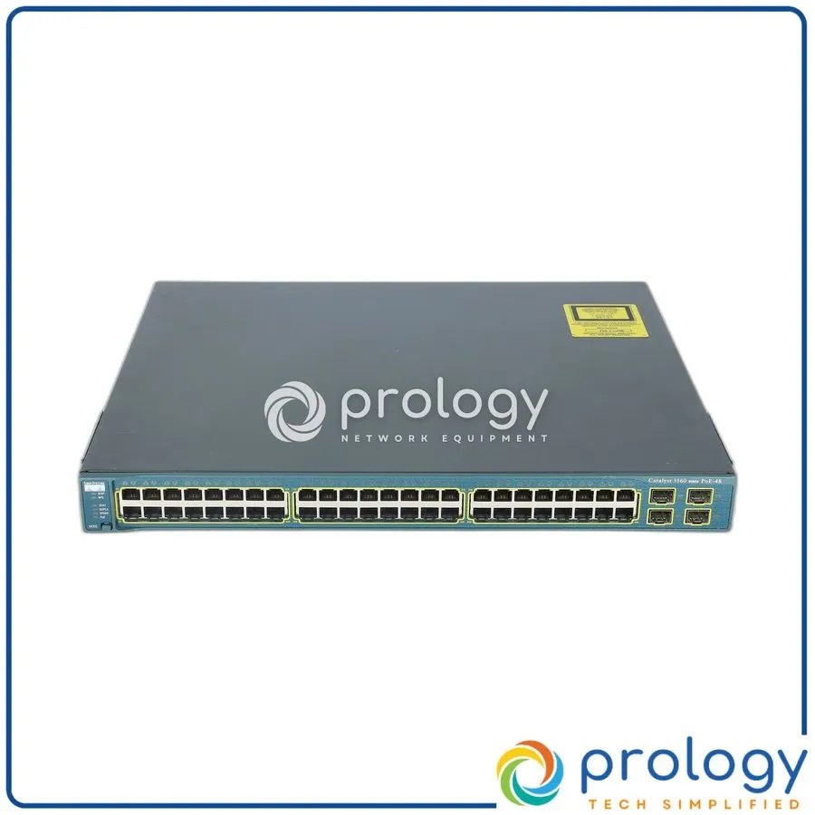 Коммутатор Cisco WS-C3560-48PS-E 3560 48 port POE switch. 90 Day's