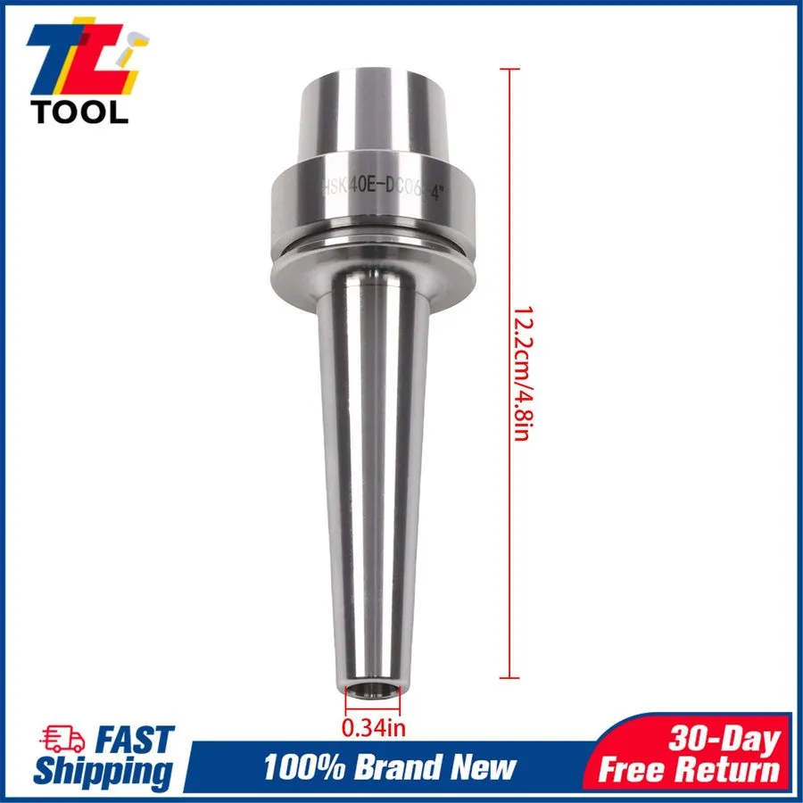 Режущий инструмент HSK40E-DC06-4 Inch Slim Collet Chuck 3 Collets 1/8 3/16 1/4 H — фото лота 1