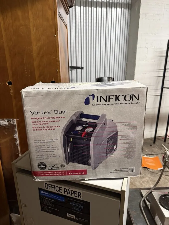 Станция обслуживания кондиционеров INFICON 714-202-G1 Refrigerant Recovery Machi